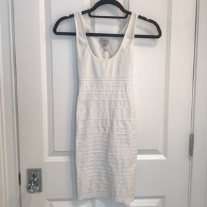 Bebe White Bodycon Dress